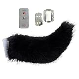 Wackelnder Schwanz fürs Auto | Fernbedienter elektrischer Plüsch-Fellwagen-Schwanz | Wagging Furry Tail | Bewegliche Fuchsschwänze für Autokofferraum | Süße Plüsch Autoschmuck-Accessoire für Cosplay