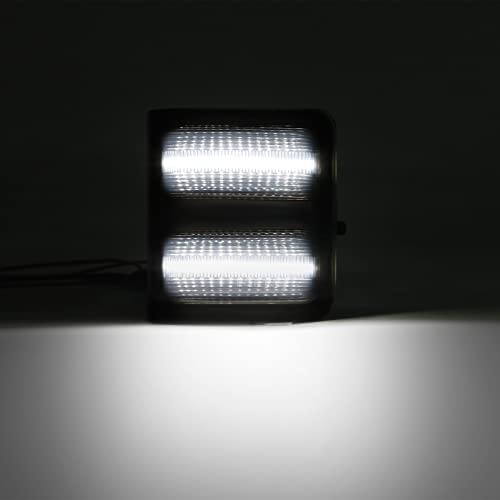 Shinefit Switchback Led Side Mirror Lights Compatible With F250 F350 F450 F550 Super Duty 2008-2016, Sequential Dynamic Amber Turn Signal Blinker Lamp, White Parking Position Light #TOP2