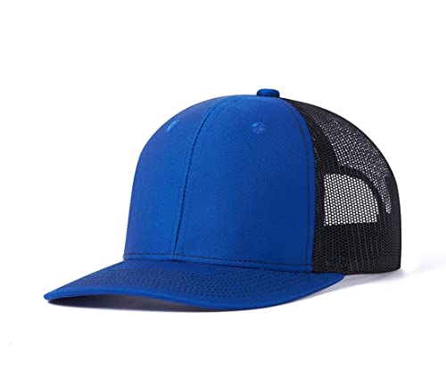 Image of Quanhaigou Trucker Hat - Mesh Snap Back - Unisex Adjustable Baseball Cap - Outdoor Hats for Men Women