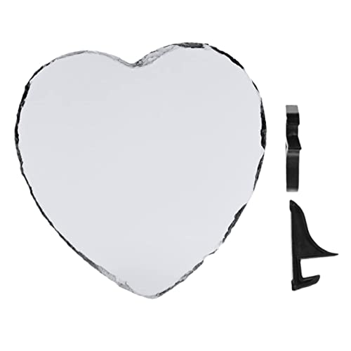 ERINGOGO Heart Shape Photo Plaque Unique Frame for Memories for Valentine Day Weddings Home Decor Photo Holder