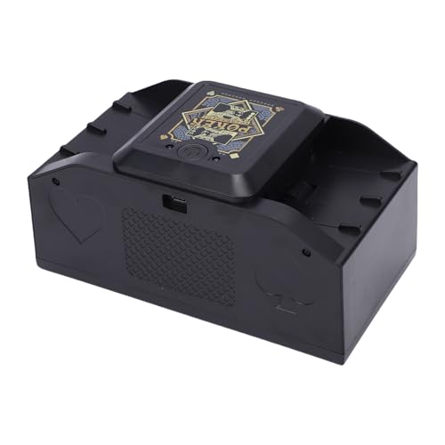 Irishom Automatic Card Shuffler, 2-Deck Shuffling Machine with Gesture-Sensing/One-Key Operation, 6-Second Auto-Stop