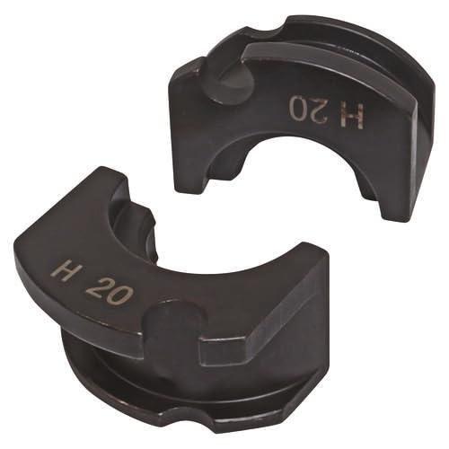 SOMATHERM FOR YOU - Juego de Mordazas Perfil H - Ø12-16-20-26-32 mm - Compatible con Tenaza de Prensado SOMATHERM FOR YOU - Negro - Para Conexiones Multicapa y PEX