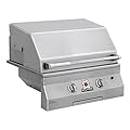 Solaire Deluxe Infrared Built-in Grill (SOL-IRBQ-27GIRXL-LP), 27-Inches, Propane