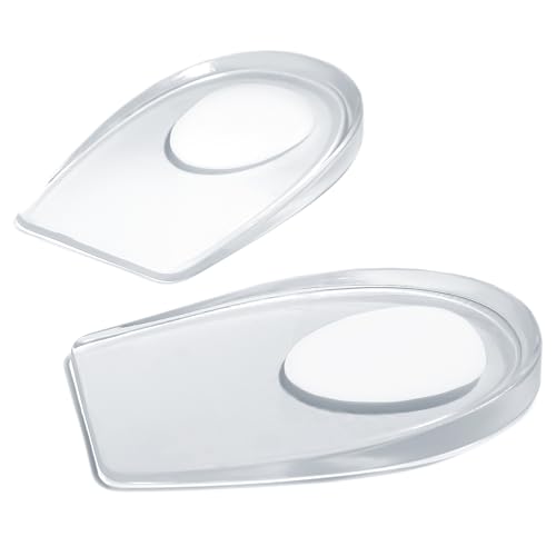 Image of Gel Silicone Heel Cups /Pads, 2 Pack, for Achilles Tendonitis, Shoe Wedge Inserts for Plantar Fasciitis, Bone Spur, Foot Pain Relief Support, Comfort Cushion Insoles for Women /Men