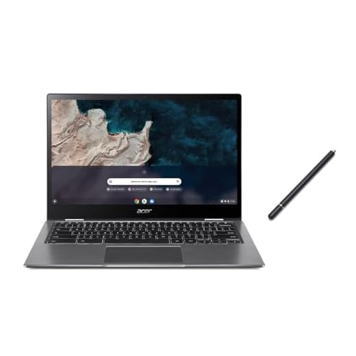 acer Laptop Chromebook Spin 2 em 1 de 13,3 polegadas FHD IPS Touch | Qualcomm Snapdragon 7c | GPU Qualcomm Adreno 618 | 4 GB de RAM | SSD de 64 GB | Teclado retroiluminado | Chrome OS | Pacote com