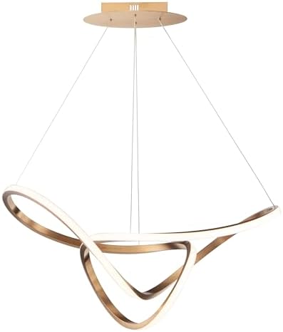 ET2 Lighting 30051CLBKGLD I Neoclass Collection 12 Inch One Light Outdoor Ceiling Pendant I Black & Gold Finish I Modern Contemporary Light Fixture I Adjustable Height I