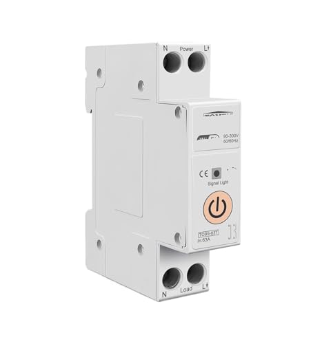 Interrupteur compteur d'énergie TOB9-63T 50A pour tableau électrique