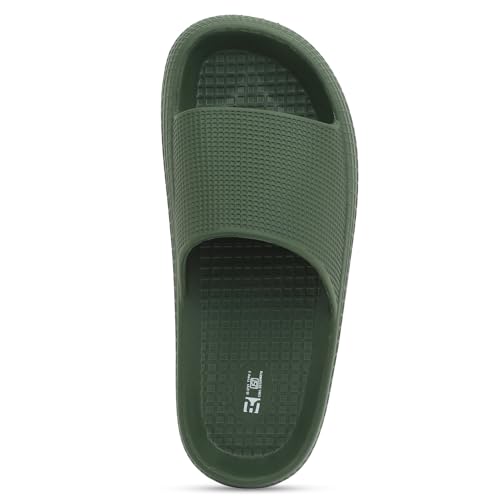 Image of Hygear Men's Hunk EVA Slides | Ultra Soft Cushion | Lightweight | Waterproof | Stylish |Anti-Skid | Comfortable Everyday Slides for Men
