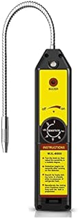 Wale&Morn WJL-6000 Freon Leak Detector for Halogen Gas Leakage, Air Condition Refrigerant Leak Detector HVAC R22 R410a R134a R290 R600a R1234yf CFCs HCFCs HFCs HC HFO (Fuga de Gas halógeno)