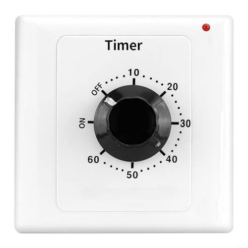 Interruptor de temporizador de cuenta regresiva digital AC250V 15A controlador mecánico electrónico para electrodomésticos 120 minutos (TIMING 60MIN)