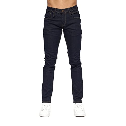 Duck and Cover Mens Maylead Slim Jeans (34S) (Raw Wash)