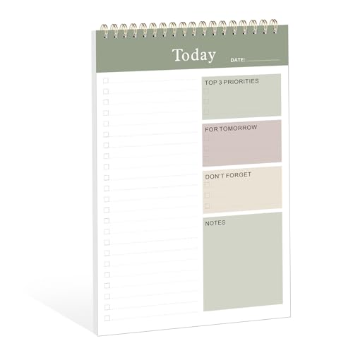 Weekly To Do List Notepad, Undated Planner with 52 Sheets