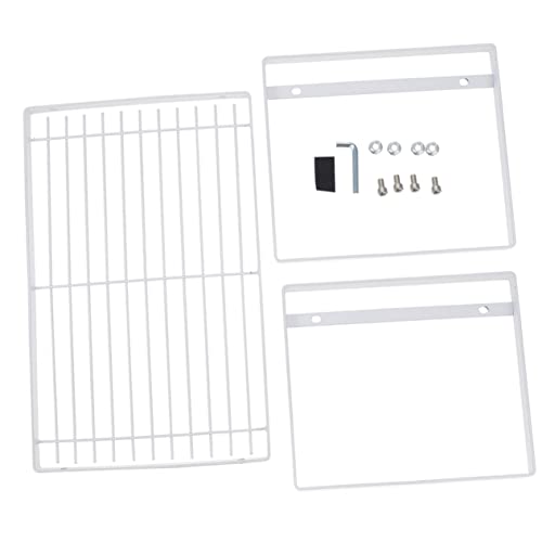 CLISPEED Estante Especias Organizador De Condimentos Pararse Almacenamiento Especiero Spice Pequeño Bastidor De Autoensamblaje Rejilla De Hierro Planchar