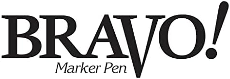 6 PENS Pilot Bravo Liquid Ink Marker Pen, Bold Point, Black (PIL11034) image 4