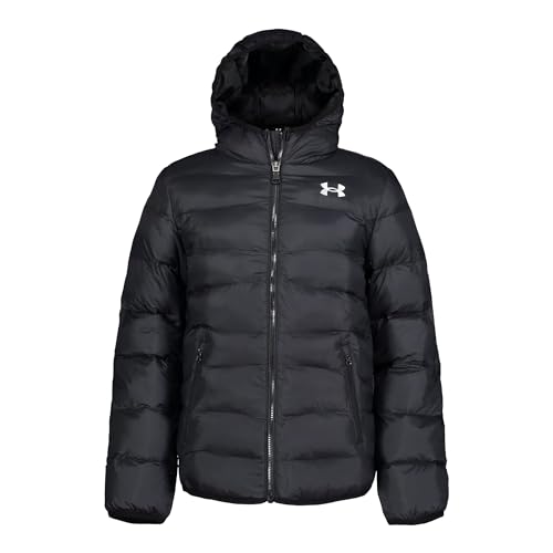 Image of Under Armour Girl's Prime Puffer Jacket (Little Kids) Black 4 Little Kid