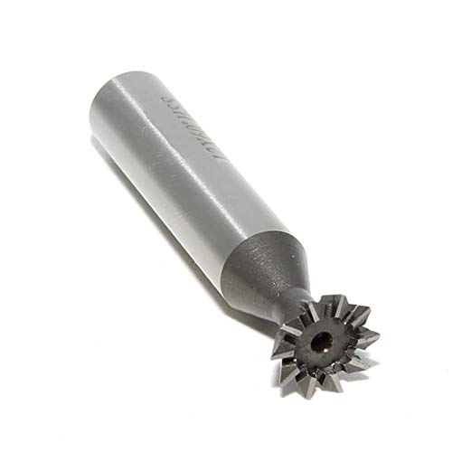 Auart ZyiLei-Shank 1Pcs HSS Straight Shank HSS Dovetail Milling Cutter End Mill Smooth Cutting, 12/14/16/18/20mm 60 Degree, Durable Tools (Cutting Edge Length : 18mm)