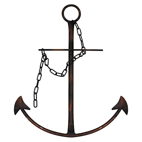 Nautical Anchor Wall Decor, Antique Metal Anchor...