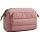 BAGSMART Travel Makeup Bag, Cosmetic Bag Small Make Up Organizer Case,Wide-open Pouch for Women Purse for Toiletries Accessories Brushes,Large Beige