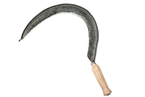 Falci 120751-1 Falciola Forgiata e Temprata con Manico in Legno, 50 cm