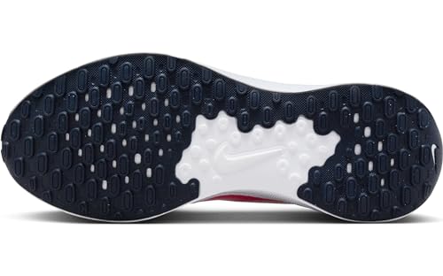 Image of Nike Mens Revolution 7 White /University RED-Midnight Navy Running Shoe - 13 UK (14 US) (FB2207-101)
