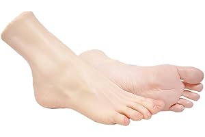 Enthralling Silicone Foot Fetish Display: A Realistic Masterpiece