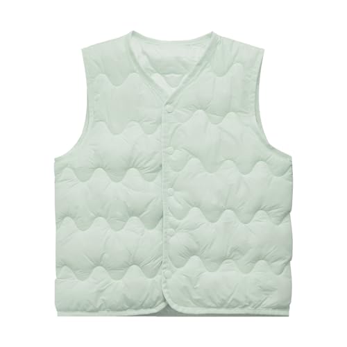 Boys Girls Puffer Winter Snow Vest Classic Waistcoat Padded Clothes Sleeveless Jacket Gilet2