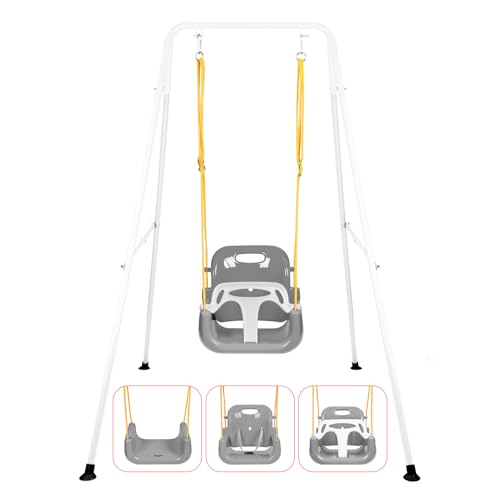 3-in-1 Toddler Swing Set with Stand