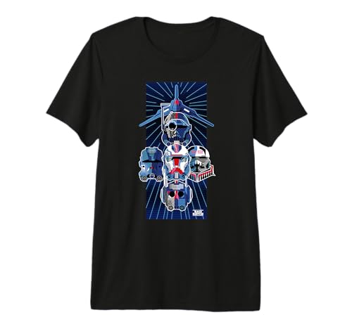T-shirt Star Wars The Bad Batch Clone Force 99 vêtement idéal pour les soirées gaming et streaming