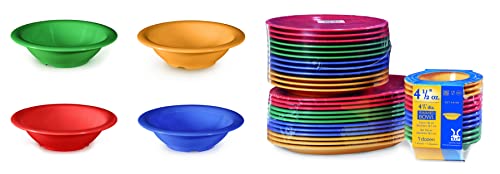 G.e.t. B-127-Mix Melamine Narrow Rim Fruit/Dessert Bowl, 12 Ounce, Assorted Colors (Set Of 12) #TOP6