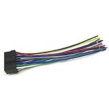 AMSAMOTION CAR Stereo CD Player Wiring Harness Wire Adapter Plug for AFTERMARKET Radio (Compatible with Sony)