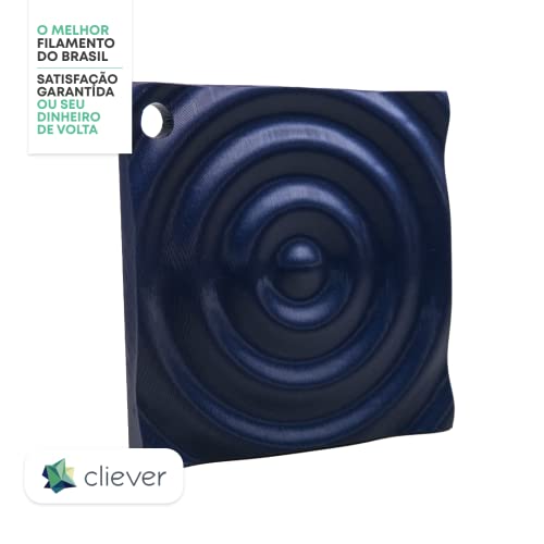 FILAMENTO PLA CLIEVER 3D 1KG - 1,75mm - AZUL ESCURO PEROLADO