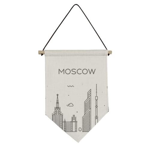 Bannière suspendue Russie City Landmark pour sublimer l'ambiance du salon