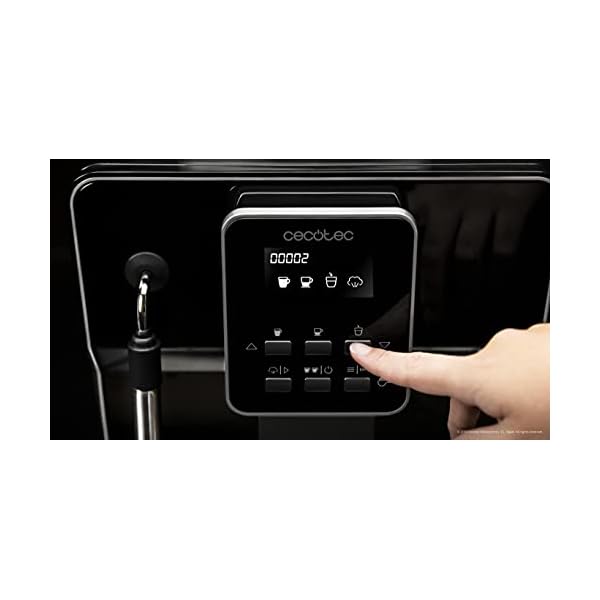 Cecotec cafetera megautomática Power Matic-ccino 6000 Serie Nera. 19 Bares,1-2 cafés, Sistema de rápido Calentamiento… - Imagen 5