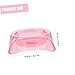 BESPORTBLE Candy Color Pet Food Bowl Large for Dogs Cats Sturdy Easy to Transparent Crystal Design Perfect Feeder for Puppies Kittens
