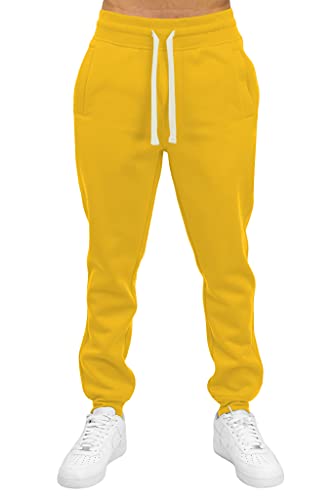 Bleecker and Mercer Men's Soft Brushed Inside Active Basic Lightweight Fleece Jogger Sweatpants2