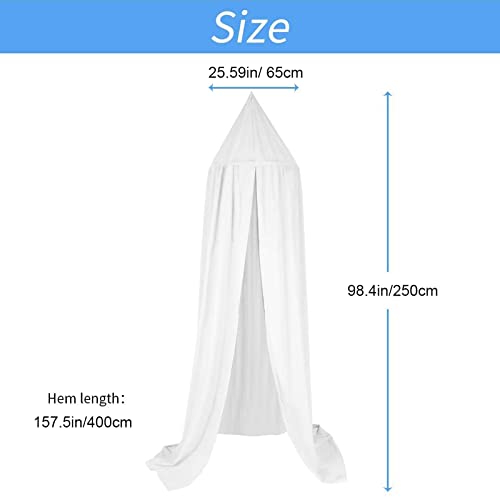 Ciel de lit rose pour enfant Koomuao, baldaquin moustiquaire de 250cm