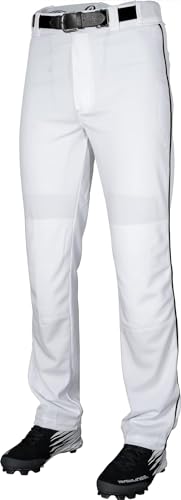 Rawlings Męski baseball, półluźny, pełna długość, lamówka, rozmiar M, biało-królewski błękit, biały i czarny, M