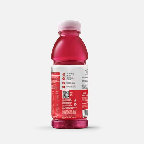 Image of Wild Vitamin Drink Wild Berry Flavoured Low Cal 400ml Pack of 12 - Vitamin C B5 B6 B12 Contains Electrolytes Zero added sugar Calories 28