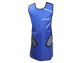PSW Pal Surgical Works PSW X-Ray Protection Lead Apron 0.5mmpb Blue color Single Sided Protection