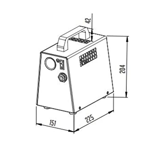 Luftkompressor für alle Zapfanlagen/kein Co² & Druckminderer mehr nötig ! 105l / h
