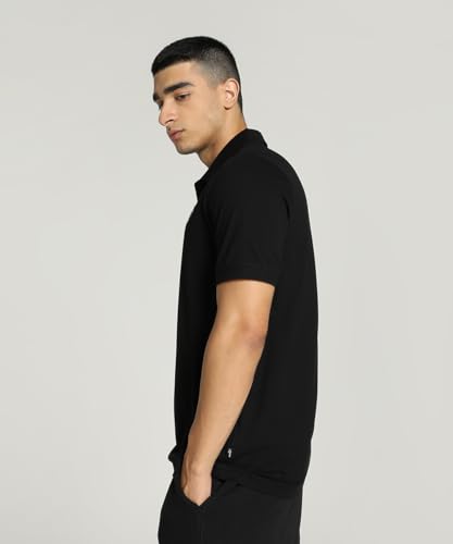 Image of Puma Men Cotton Solid Regular Fit T-Shirt