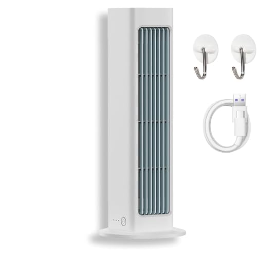 Breezamax Aire Acondicionado,Qinux Breezamax,2026 Personal Portátil Y Súper Silencioso,Ideal Para El Hogar,La Oficina,El Dormitorio (Blanco)