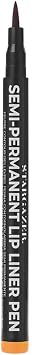 Stargazer Vegan Waterproof Semi-Permanent Lip Liner Number 1. Up To 24 Hour Lip Coverage With Fine Tip Applicator.