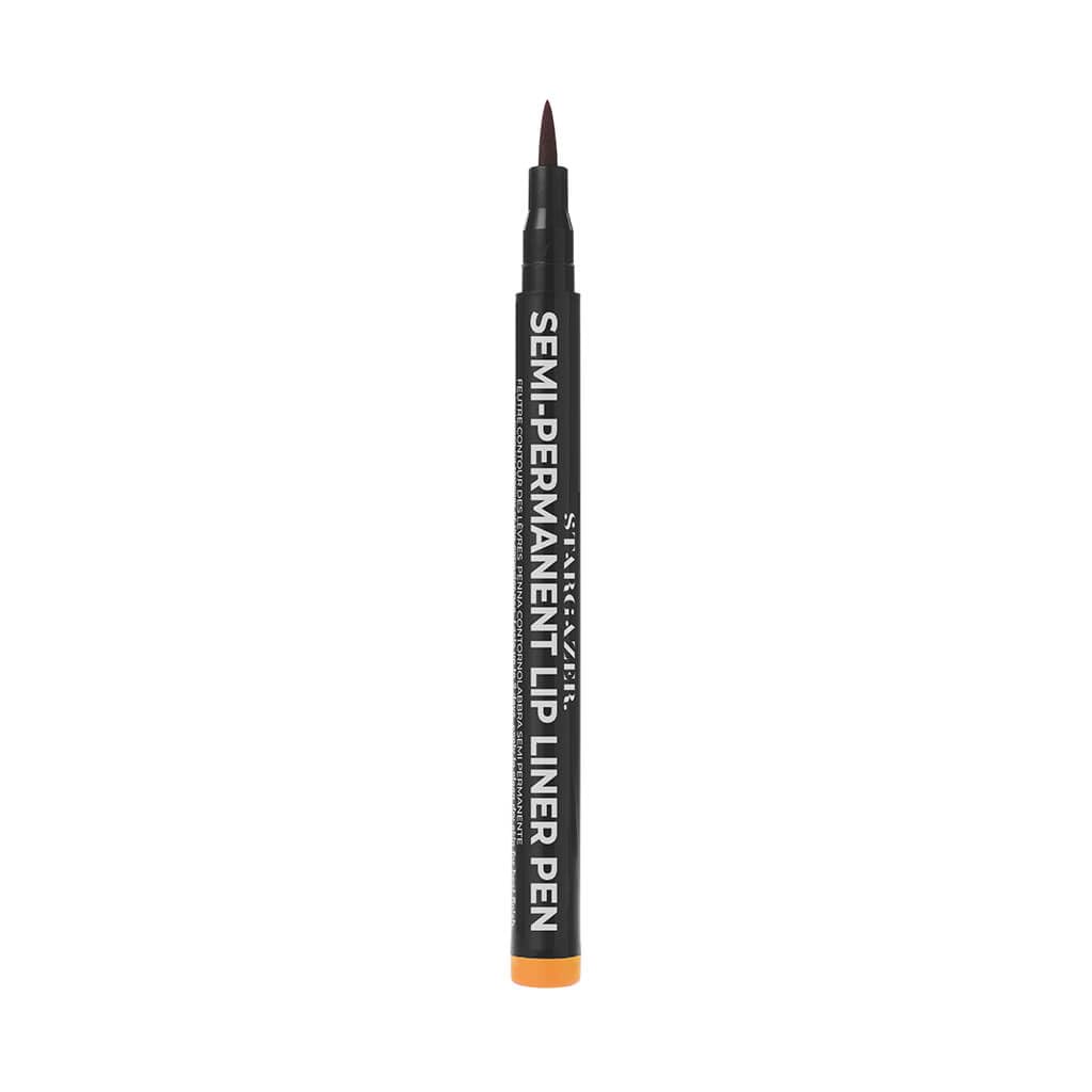 Stargazer Waterproof Semi-Permanent Lip Liner Number 1. Up to 24-hour lip coverage with fine tip applicator.
