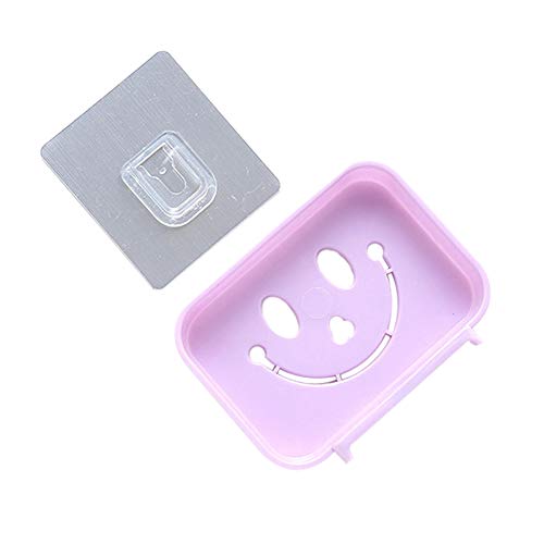 Bol de fruits Porte-Savon, Porte-Savon à Ventouse, Porte-Savon à Drain Mural (Violet) Cover