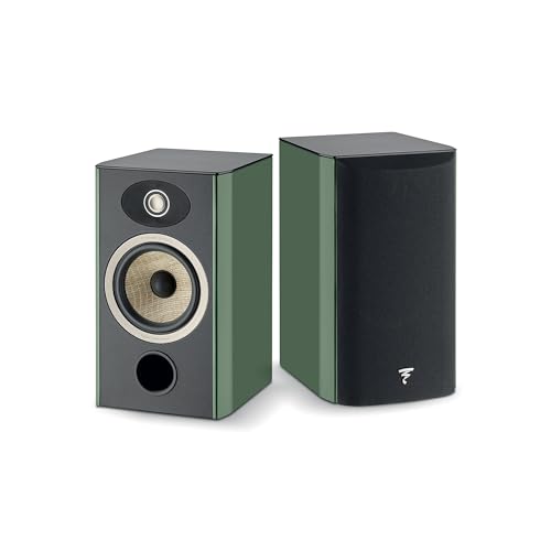 Image of Focal Aria Evo X No. 1 Bookshelf Loudspeakers - Pair (High Gloss Moss Green)