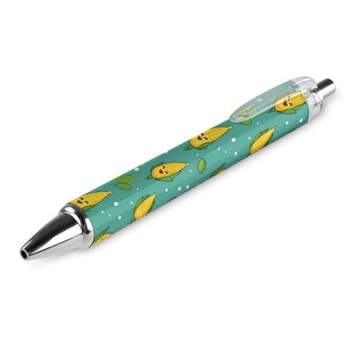 Bolígrafos retráctiles de maíz para organizar tus tareas de oficina con punta fina de 0.5 mm