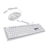 Clavier filaire USB : le matériau est en plastique, les produits et durable, clavier filaire