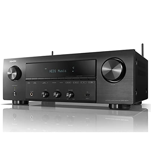 Denon DRA-800H Stereo Receiver und Verstärker, Alexa Kompatibel, 5 HDMI Eingänge, Phono-Eingang...
