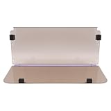 ECOTRIC Folding Windshield Compatible with 1982-2000.5 Club Car DS Golf Cart Smoke Style Front Windscreen Tinted